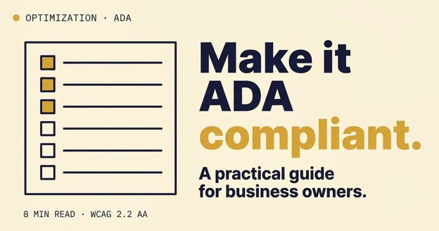 How to Make Your Website ADA Compliant